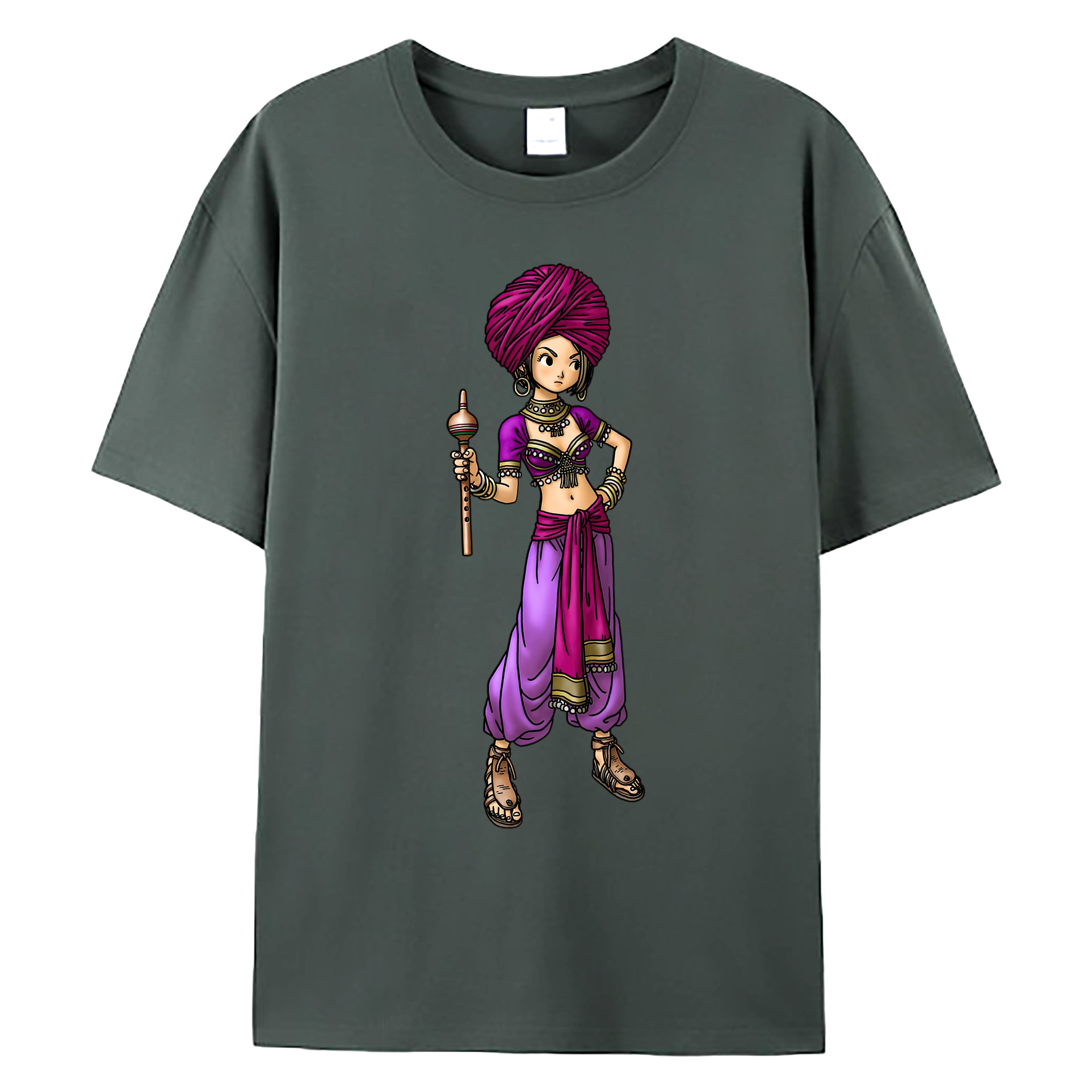 （画像用） ドラゴンクエスト Doragon Kuesuto Dragon Quest 綿100％ メンズ半袖Tシャツ｜肌触りやわらか＆通気性
